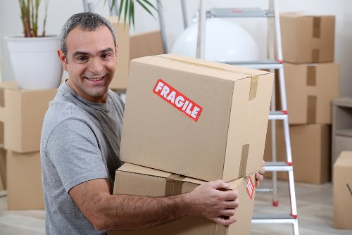 Removal truck ready for moving day in Elephant and Castle