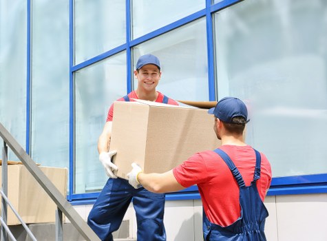 Residential furniture loading for a flat move in Elephant and Castle