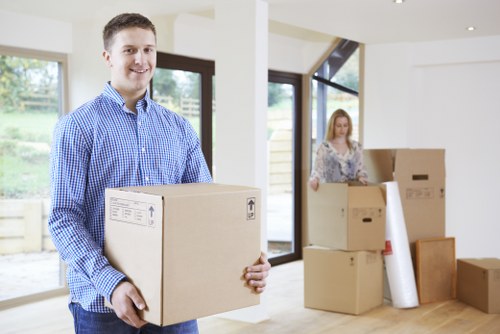 Careful packing and loading for a South London property move