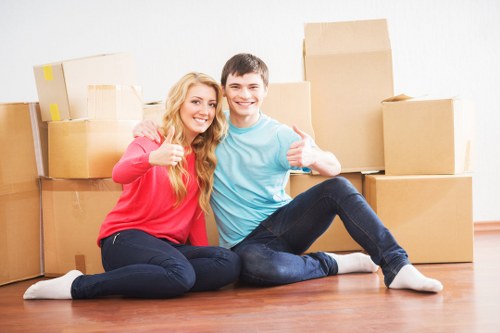Careful packing and loading for a South London apartment move